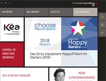 Tablet Screenshot of kea-partners.com